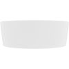Handfat med bräddavlopp matt vit 36x13 cm keramik vidaXL – miniatyr 4
