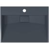 Handfat mineralgjuten/marmor antracit vidaXL 50 x 38 x 11 cm – miniatyr 7