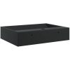 Handfat mineralgjuten/marmor matt svart vidaXL 50 x 38 x 11 cm – miniatyr 6
