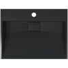 Handfat mineralgjuten/marmor matt svart vidaXL 50 x 38 x 11 cm – miniatyr 7