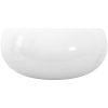 Handfat rund keramik vit 40x15 cm vidaXL – miniatyr 5