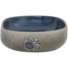 Handfat sand och blå oval keramik vidaXL 59 x 40 x 14 cm – miniatyr 5