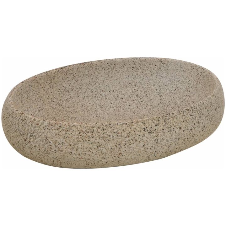 Handfat sand oval keramik vidaXL 59 x 40 x 15 cm – bild 2