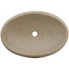 Handfat sand oval keramik vidaXL 59 x 40 x 15 cm – miniatyr 6