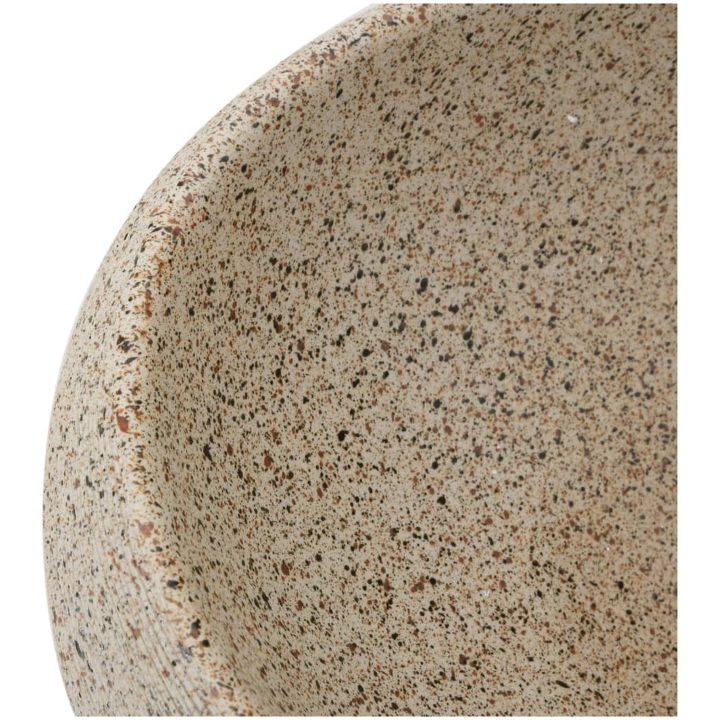 Handfat sand oval keramik vidaXL 59 x 40 x 15 cm – bild 7