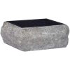 Handfat svart 30x30x13 cm marmor vidaXL – miniatyr 2