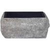Handfat svart 30x30x13 cm marmor vidaXL – miniatyr 4