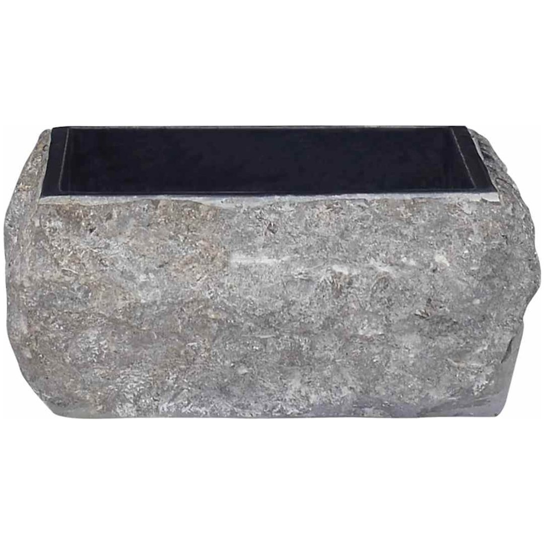 Handfat svart 30x30x13 cm marmor vidaXL – bild 4