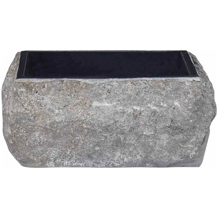 Handfat svart 30x30x13 cm marmor vidaXL – bild 4