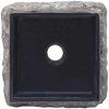 Handfat svart 30x30x13 cm marmor vidaXL – miniatyr 6
