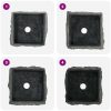 Handfat svart 30x30x13 cm marmor vidaXL – miniatyr 7