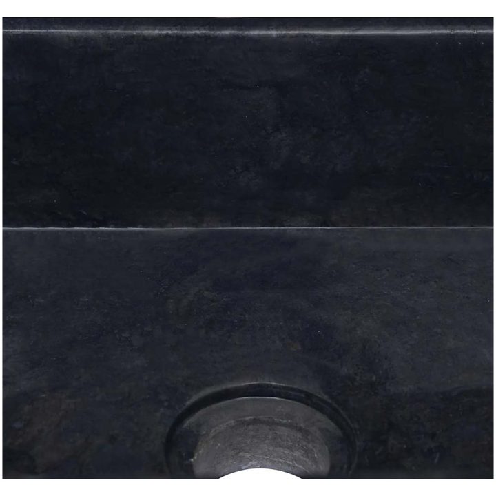 Handfat svart 30x30x13 cm marmor vidaXL – bild 8