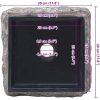 Handfat svart 30x30x13 cm marmor vidaXL – miniatyr 10