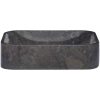 Handfat svart 40x40x10 cm marmor vidaXL – miniatyr 4
