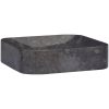 Handfat svart 40x40x10 cm marmor vidaXL – miniatyr 1