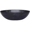 Handfat svart 53x40x15 cm marmor vidaXL – miniatyr 2