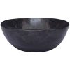 Handfat svart 53x40x15 cm marmor vidaXL – miniatyr 4