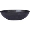 Handfat svart 53x40x15 cm marmor vidaXL – miniatyr 1