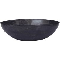 Handfat svart 53x40x15 cm marmor vidaXL