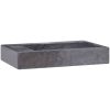 Handfat svart 58x39x10 cm marmor vidaXL – miniatyr 2
