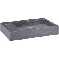 Handfat svart 58x39x10 cm marmor vidaXL