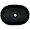 Handfat svart och blå oval keramik vidaXL 47 x 33 x 13 cm – miniatyr 6