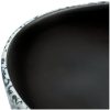 Handfat svart och blå oval keramik vidaXL 47 x 33 x 13 cm – miniatyr 7
