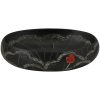 Handfat svart oval keramik vidaXL 59 x 40 x 15 cm – miniatyr 4