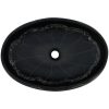 Handfat svart oval keramik vidaXL 59 x 40 x 15 cm – miniatyr 6