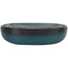 Handfat turkos oval keramik vidaXL 59 x 40 x 14 cm – miniatyr 3