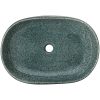 Handfat turkos oval keramik vidaXL 59 x 40 x 14 cm – miniatyr 6