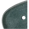 Handfat turkos oval keramik vidaXL 59 x 40 x 14 cm – miniatyr 7