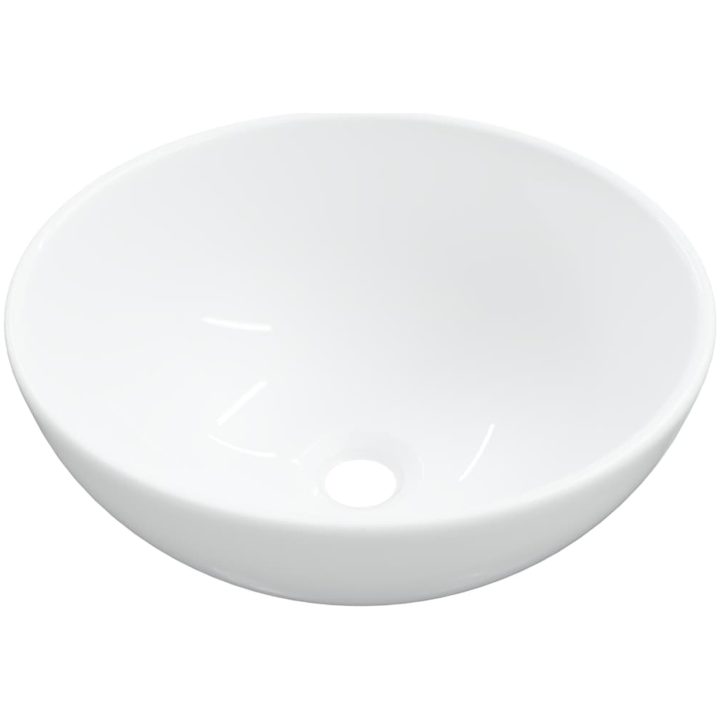 Handfat vit 28x28x10 cm keramik vidaXL – bild 4
