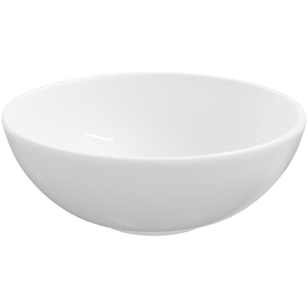 Handfat vit 28x28x10 cm keramik vidaXL – bild 5