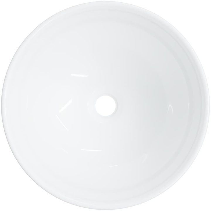 Handfat vit 28x28x10 cm keramik vidaXL – bild 6