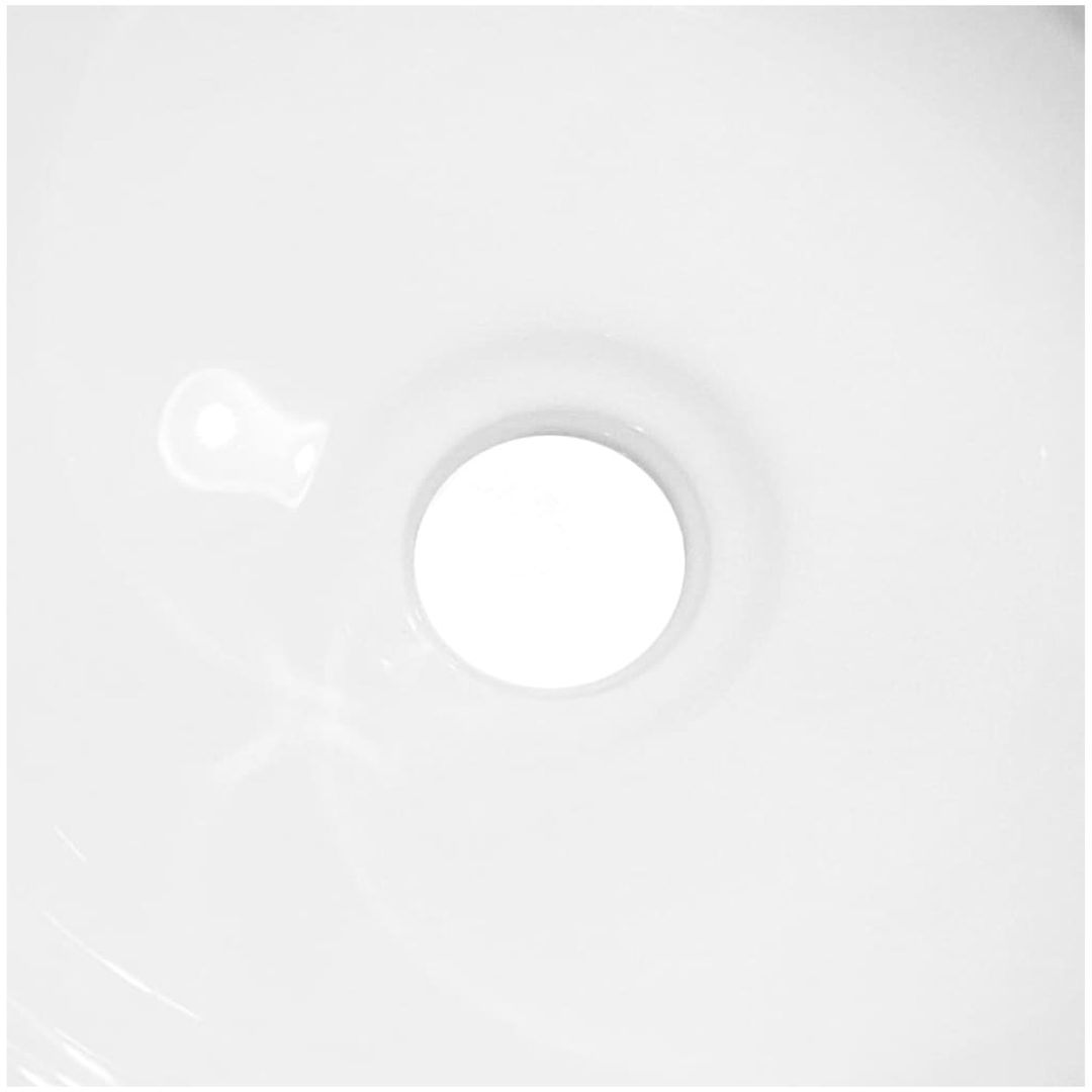 Handfat vit 28x28x10 cm keramik vidaXL – bild 7