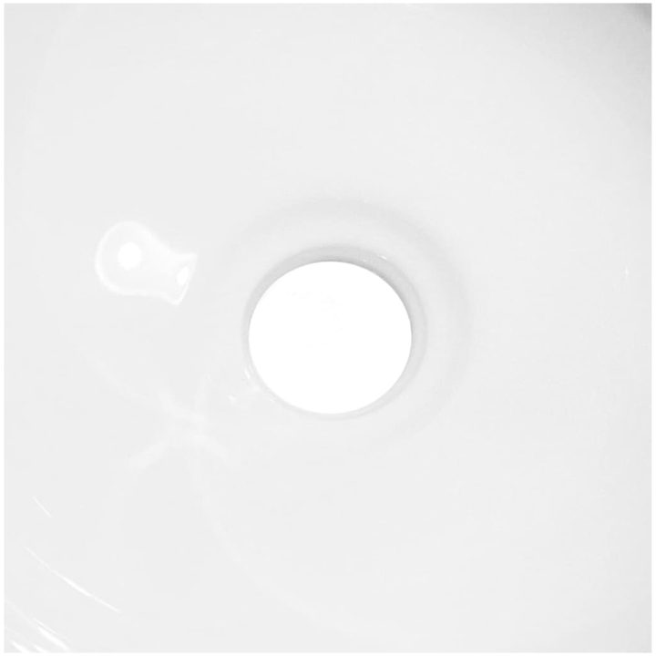 Handfat vit 28x28x10 cm keramik vidaXL – bild 7