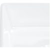Handfat vit 37x37x13 cm keramik kvadratiskt vidaXL – miniatyr 7