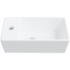 Handfat vit 48x25x15 cm keramik vidaXL – miniatyr 4