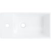 Handfat vit 48x25x15 cm keramik vidaXL – miniatyr 6