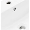 Handfat Vit Glaserad keramik vidaXL 56 x 48 x 42 cm – miniatyr 2