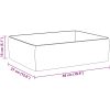 Handfat vit keramik rektangulärt vidaXL 48 x 37 x 13 cm – miniatyr 9
