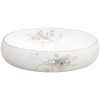 Handfat vit oval keramik vidaXL 59 x 40 x 15 cm – miniatyr 4