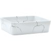 Handfat vit rektangulär 46x35,5x13 cm keramik vidaXL – miniatyr 2