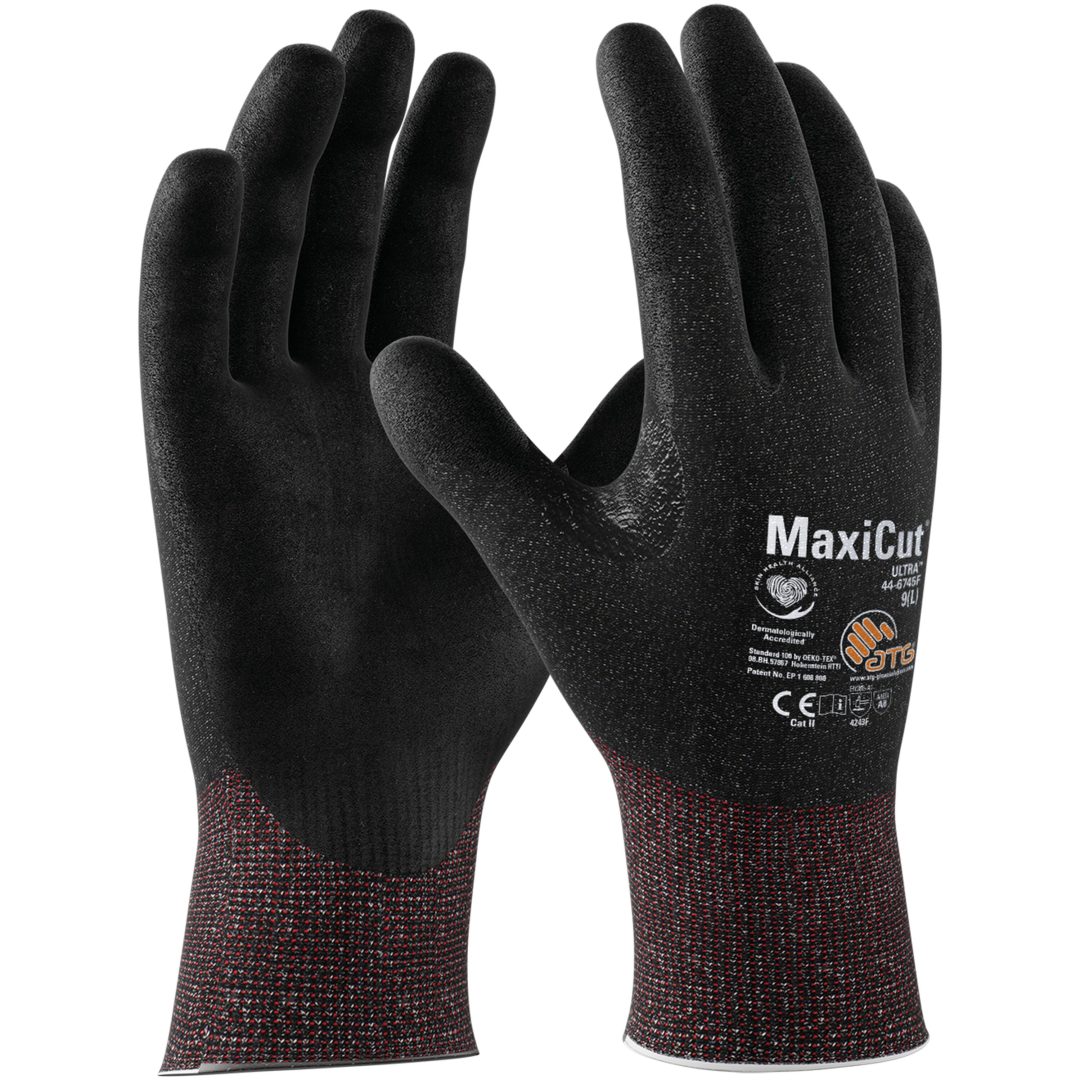 Handskar MaxiCut Ultra F Svart ATG 5