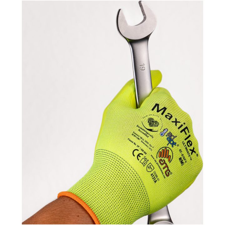 Handskar MaxiFlex Ultimate FY Ad-Apt HT Gul ATG 6 – bild 2