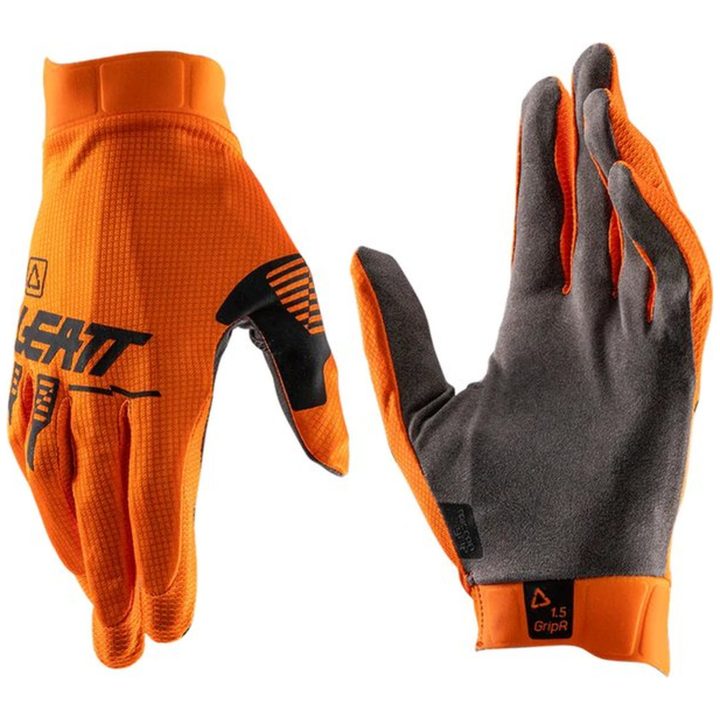 Handskar Moto 1.5 GripR Orange Leatt M / EU8 / US9 – bild 4