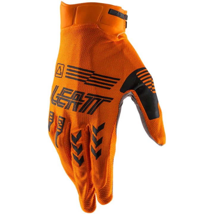 Handskar Moto 2.5 X-Flow Orange Leatt S (EU7 / US8) – bild 2