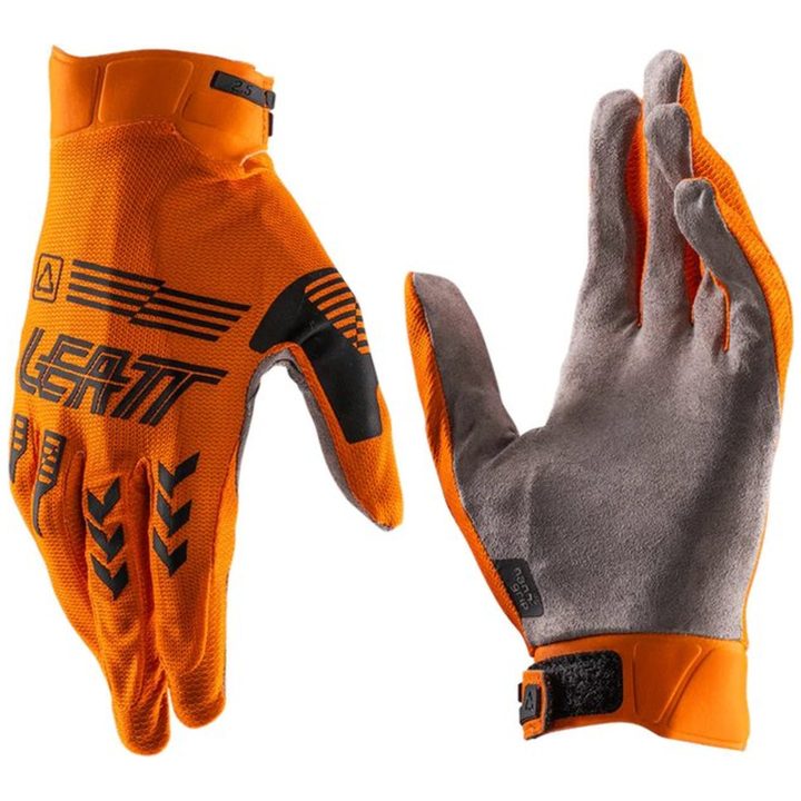 Handskar Moto 2.5 X-Flow Orange Leatt S (EU7 / US8) – bild 4
