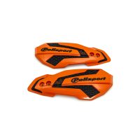 Handskydd Ersättningsplast Mx Flow Orange/vit POLISPORT